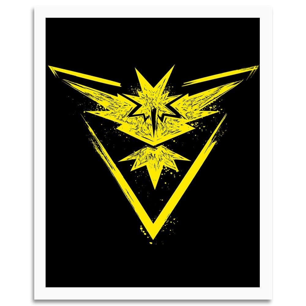 Glezna baltā rāmī - Instinct Yellow  Home Trends DECO