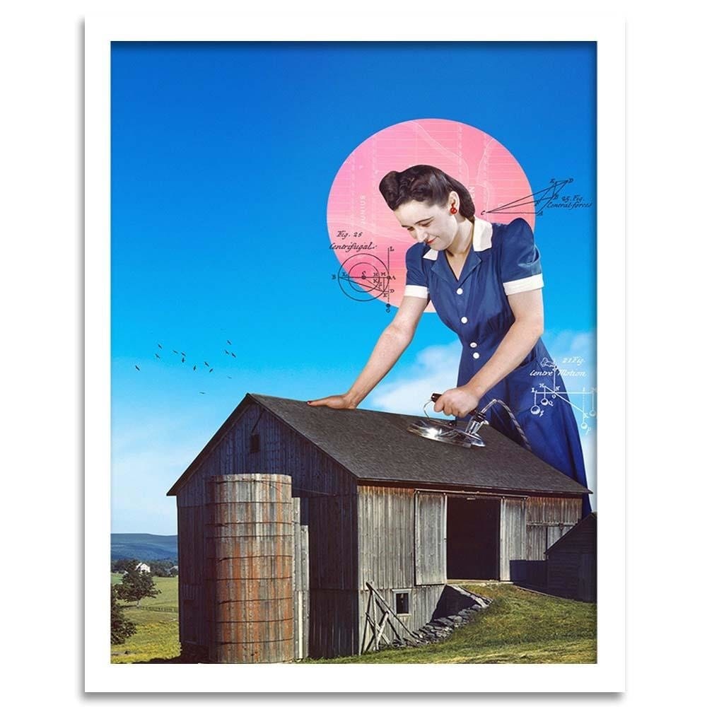 Glezna baltā rāmī - Ironing Home Trends DECO