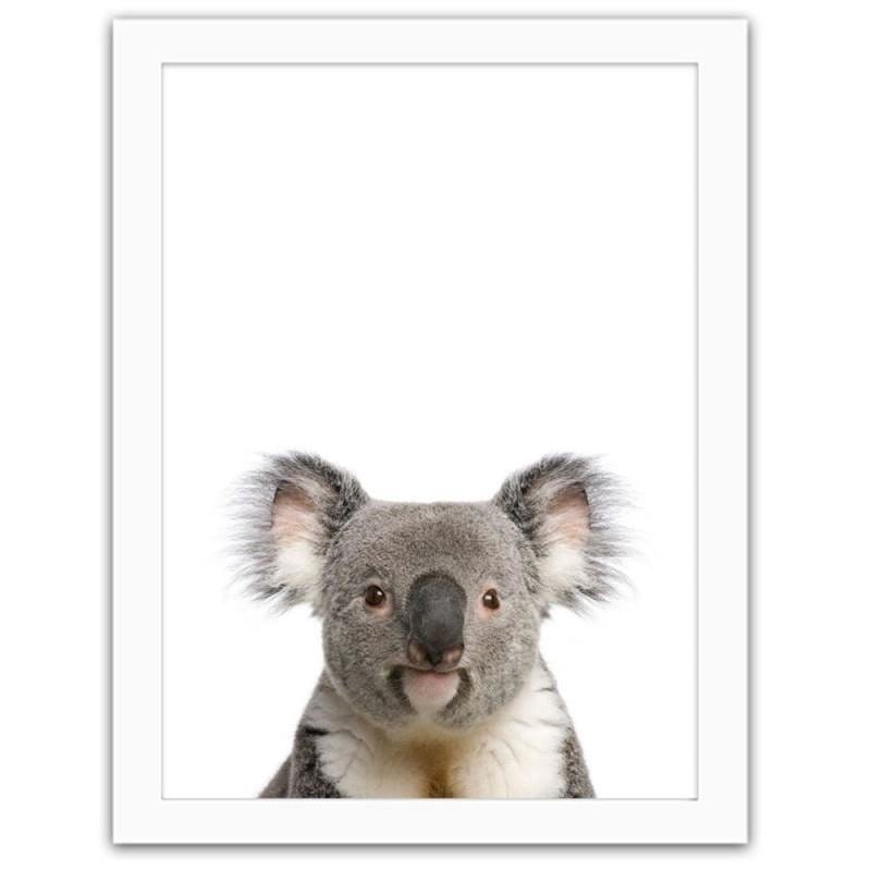 Glezna baltā rāmī - Koala Home Trends DECO