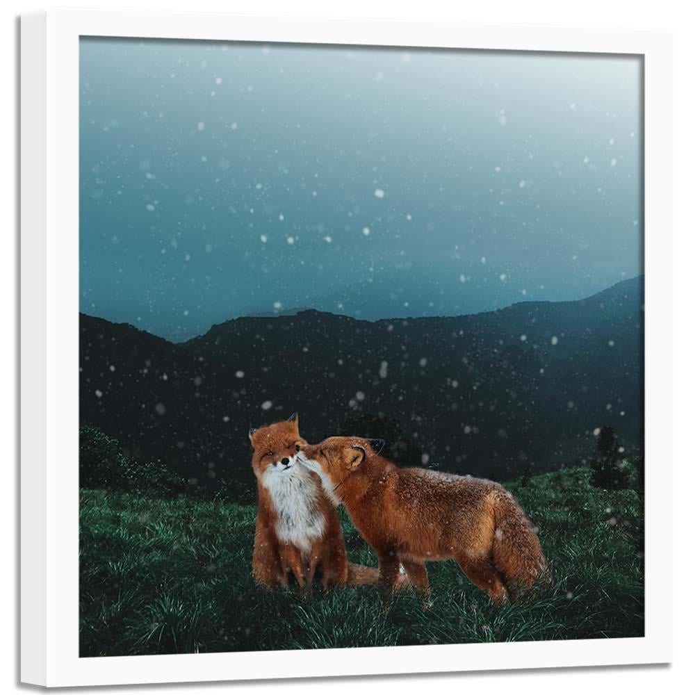 Glezna baltā rāmī - Lisi Kiss Home Trends DECO