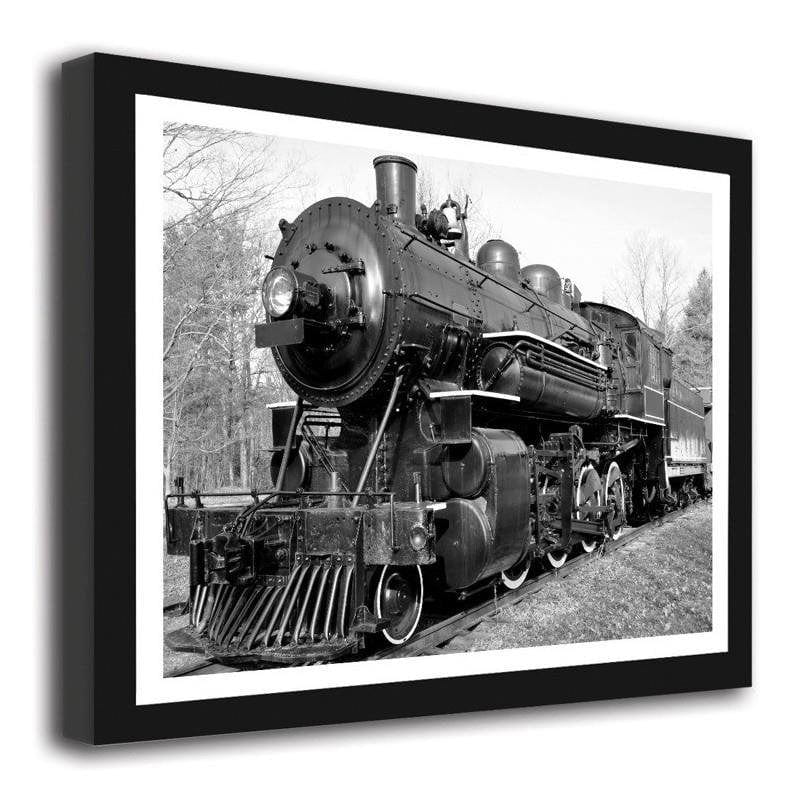 Glezna baltā rāmī - Locomotive Home Trends DECO