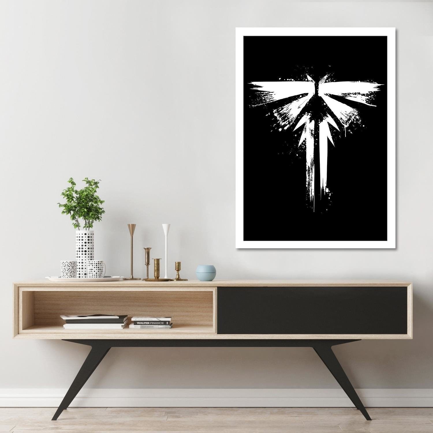 Glezna baltā rāmī - Look For The Light Home Trends DECO
