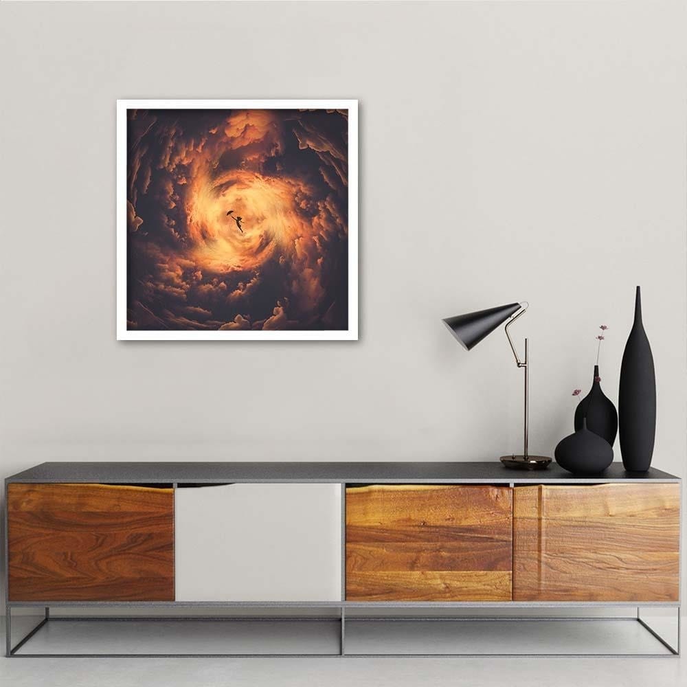 Glezna baltā rāmī - Lot Mary Poppins Home Trends DECO