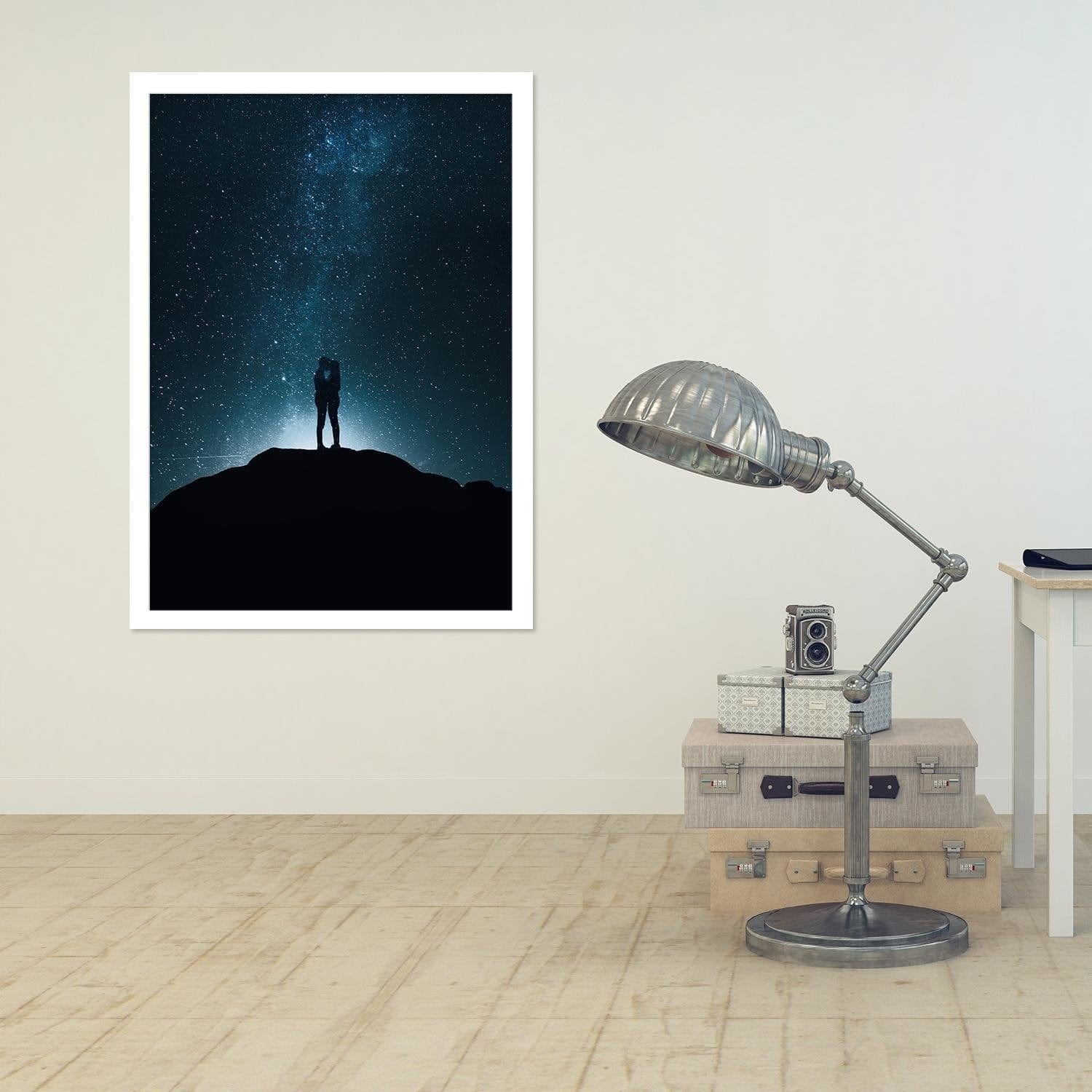 Glezna baltā rāmī - Love In The Starlight Home Trends DECO