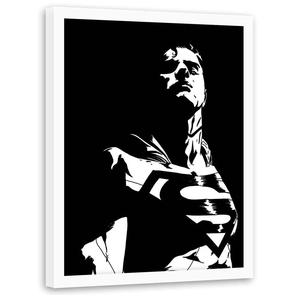 Glezna baltā rāmī - Man Of Steel 1 Home Trends DECO