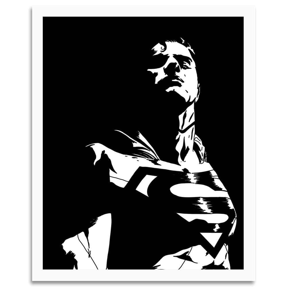 Glezna baltā rāmī - Man Of Steel 1 Home Trends DECO