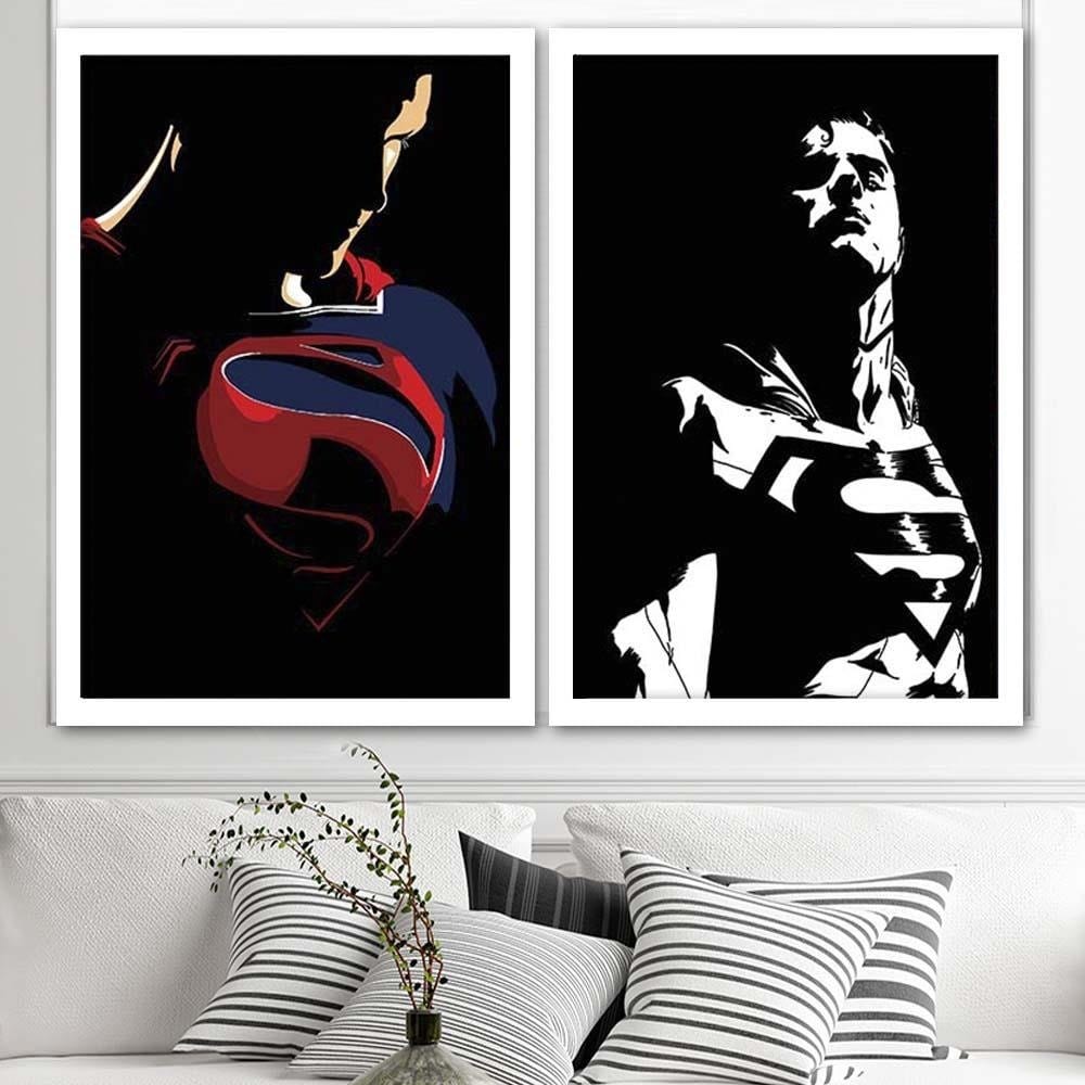 Glezna baltā rāmī - Man Of Steel 1 Home Trends DECO
