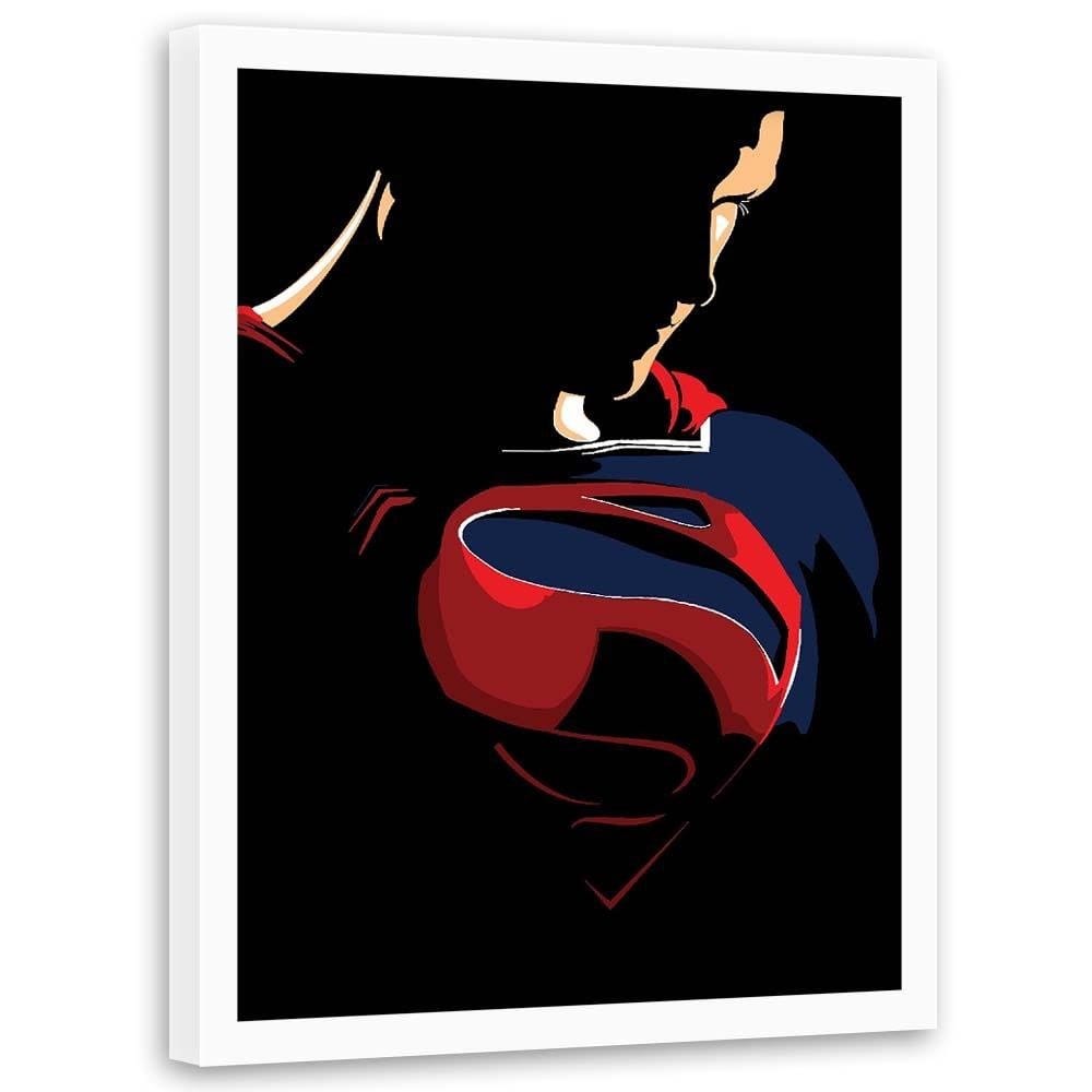 Glezna baltā rāmī - Man Of Steel Home Trends DECO