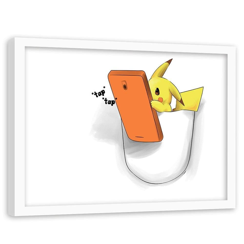 Glezna baltā rāmī - Manga Cartoon Character Home Trends DECO