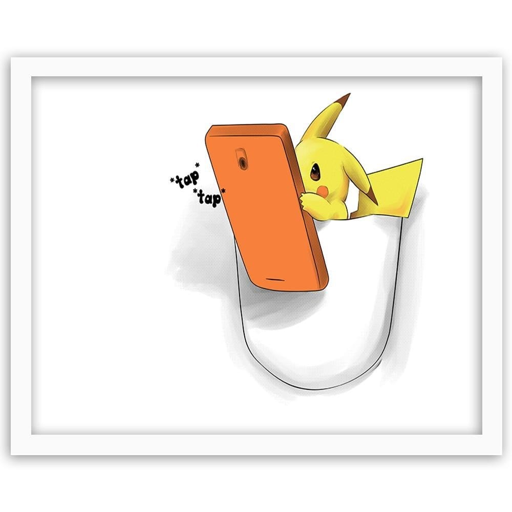 Glezna baltā rāmī - Manga Cartoon Character Home Trends DECO