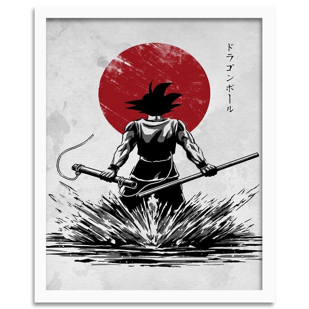 Glezna baltā rāmī - Manga Warrior Home Trends DECO