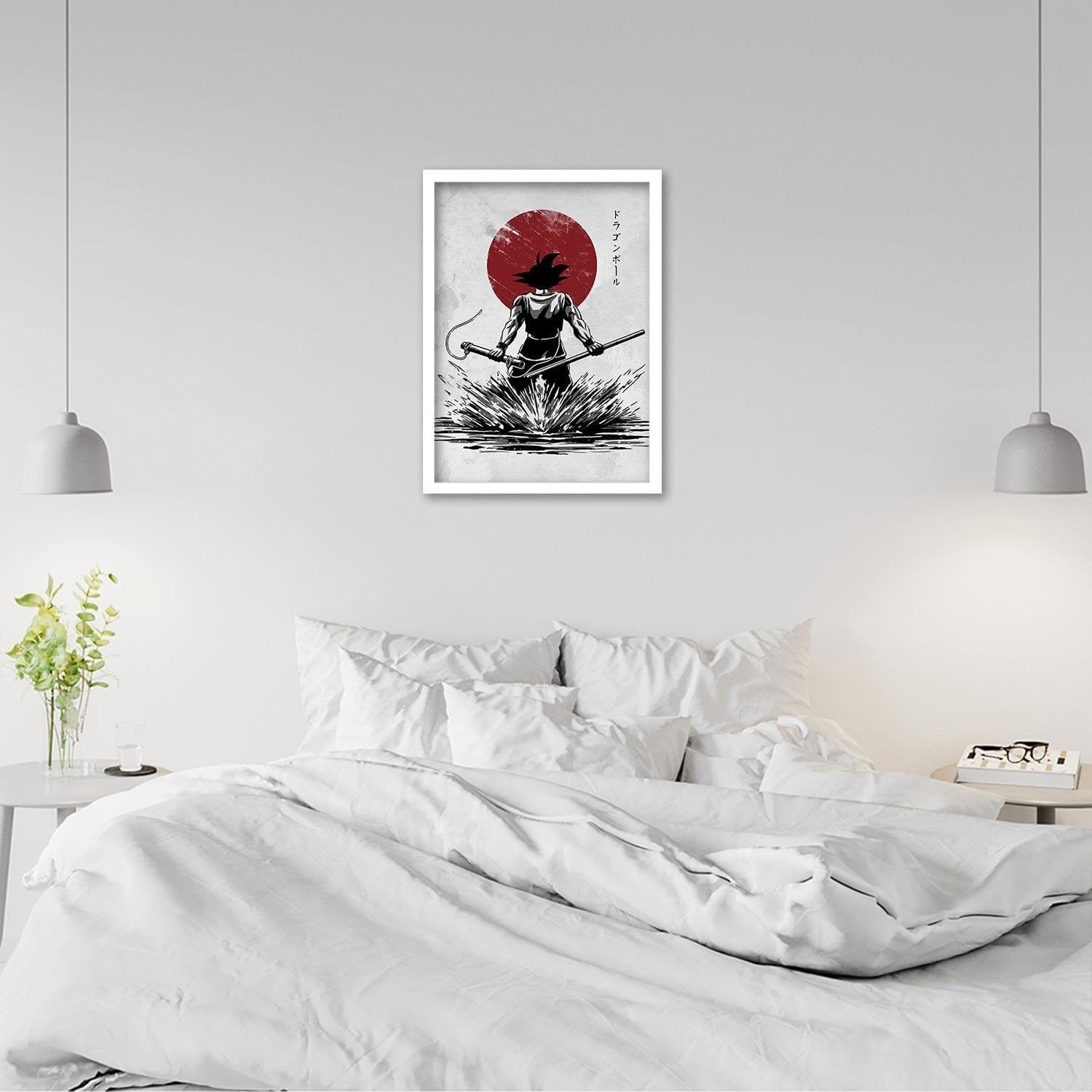 Glezna baltā rāmī - Manga Warrior Home Trends DECO