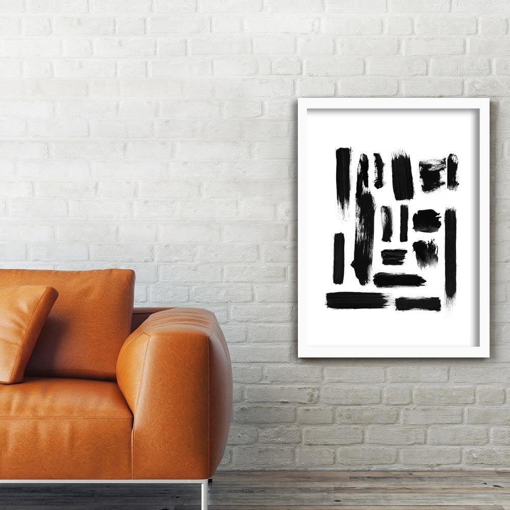 Glezna baltā rāmī - Maze 1 Home Trends DECO