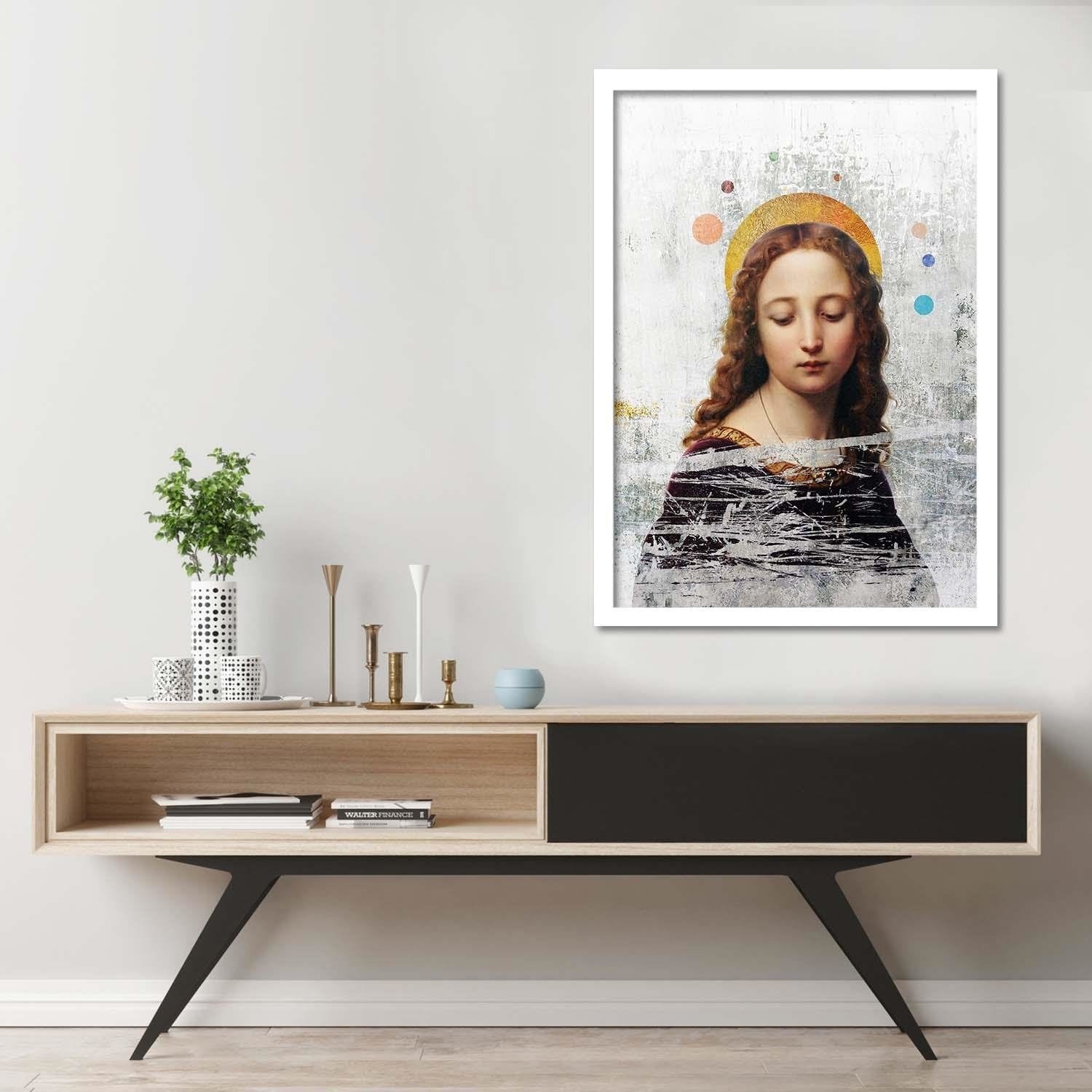 Glezna baltā rāmī - Mixed Media Home Trends DECO