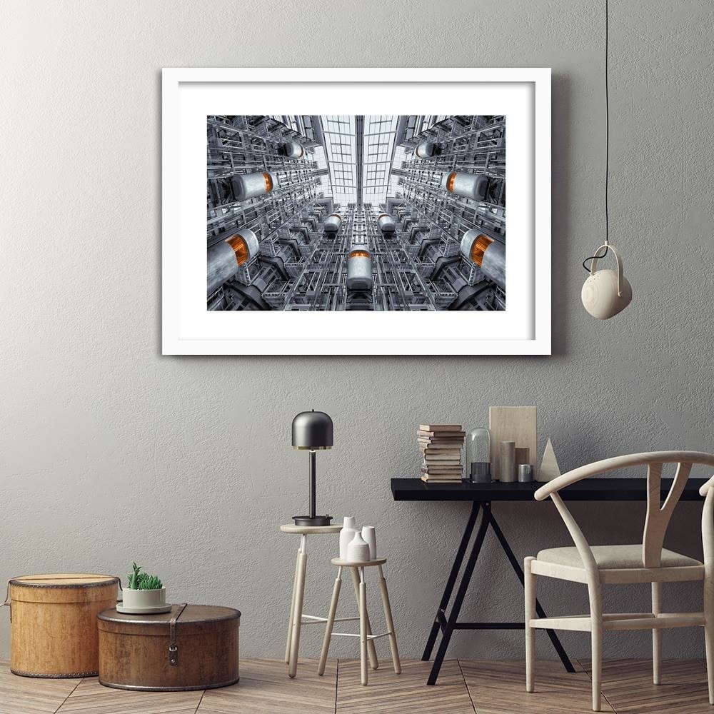 Glezna baltā rāmī - Modern Architecture Home Trends DECO