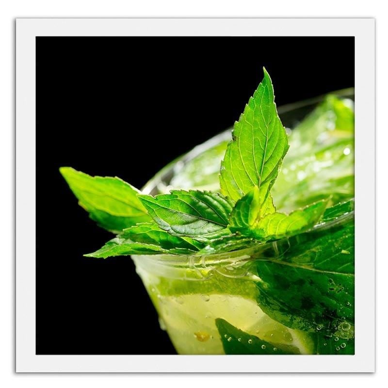 Glezna baltā rāmī - Mojito cocktail Home Trends DECO