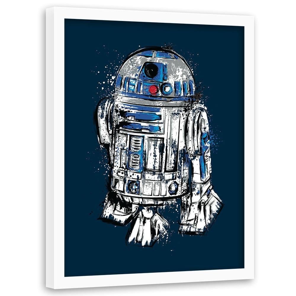 Glezna baltā rāmī - More Than A Droid Blue Home Trends DECO