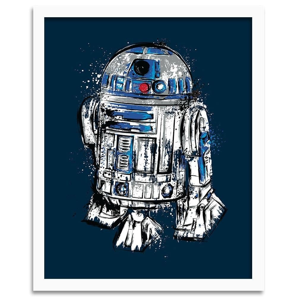 Glezna baltā rāmī - More Than A Droid Blue Home Trends DECO