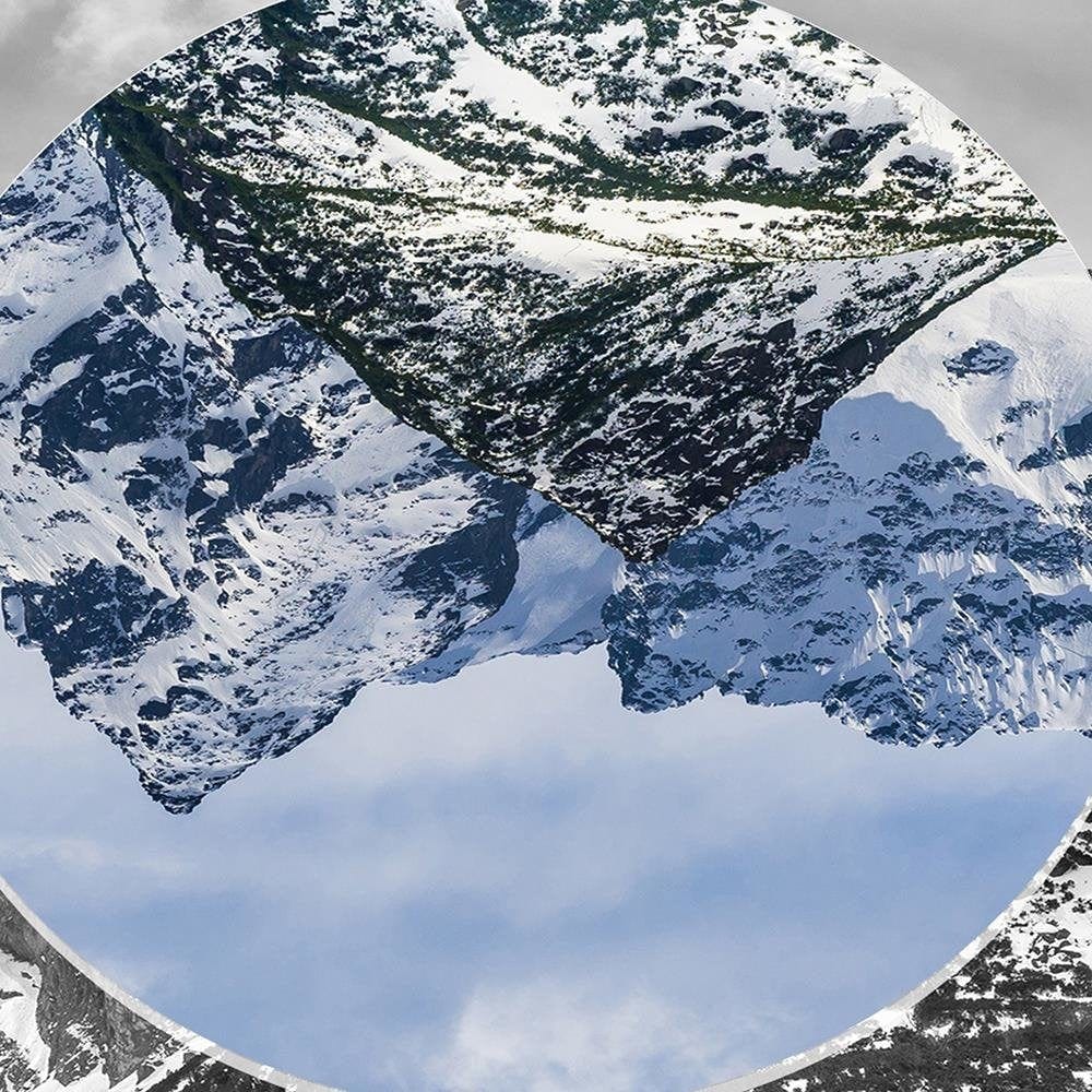 Glezna baltā rāmī - Mountain Landscape Inverted 3 Home Trends DECO