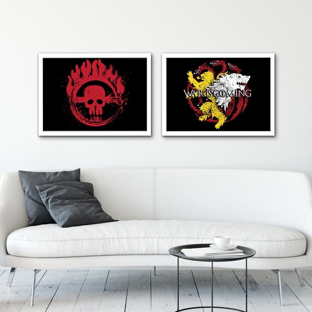 Glezna baltā rāmī - Movie Morife Home Trends DECO