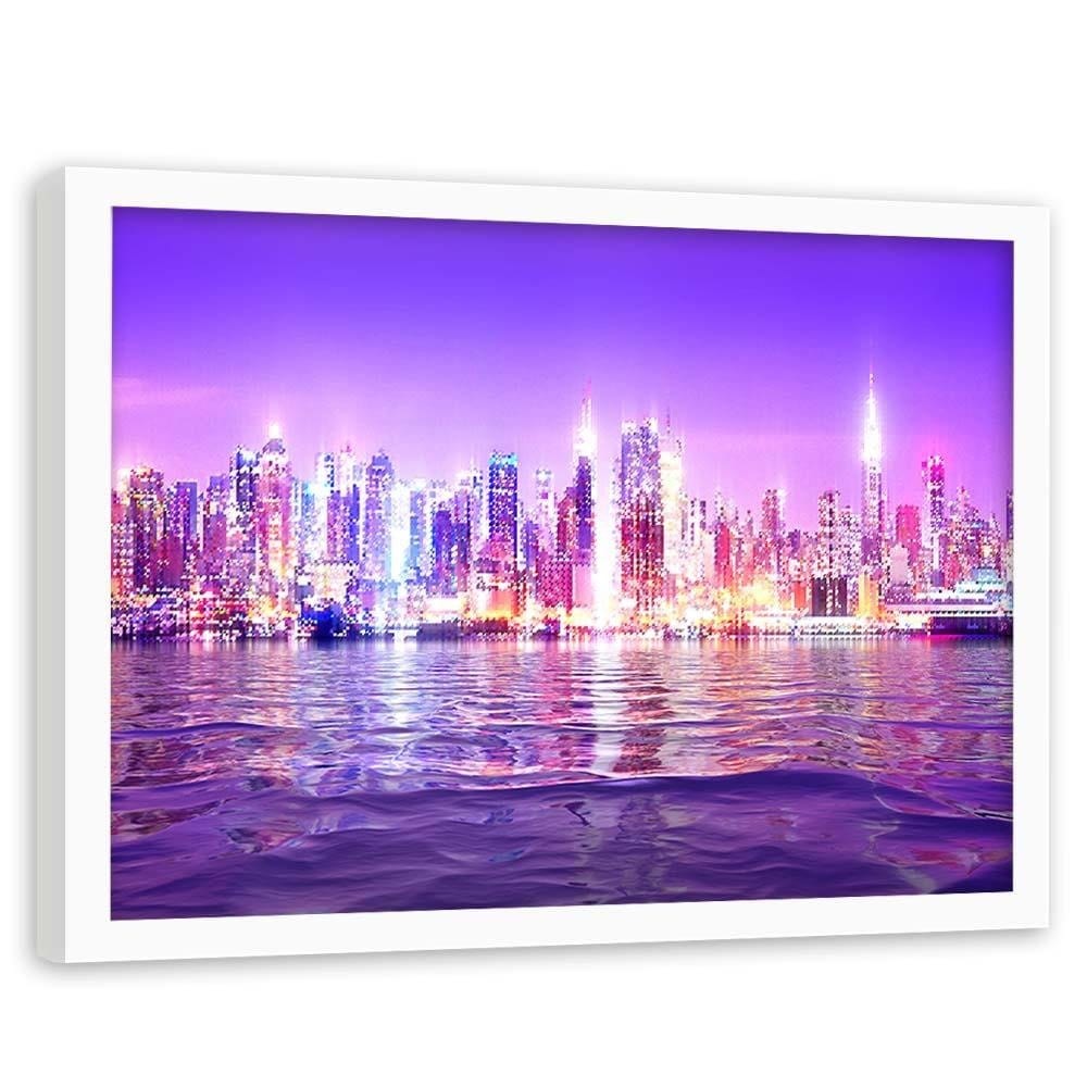 Glezna baltā rāmī - New York City Home Trends DECO