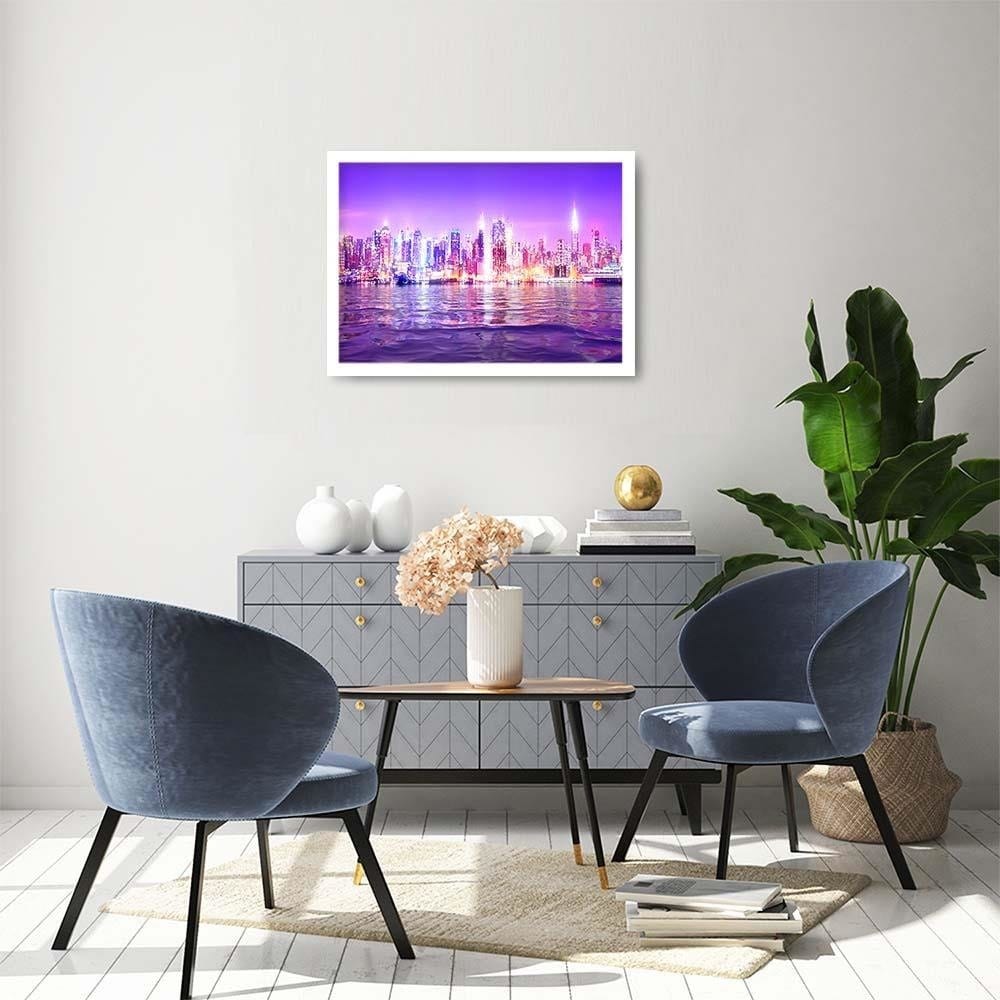 Glezna baltā rāmī - New York City Home Trends DECO