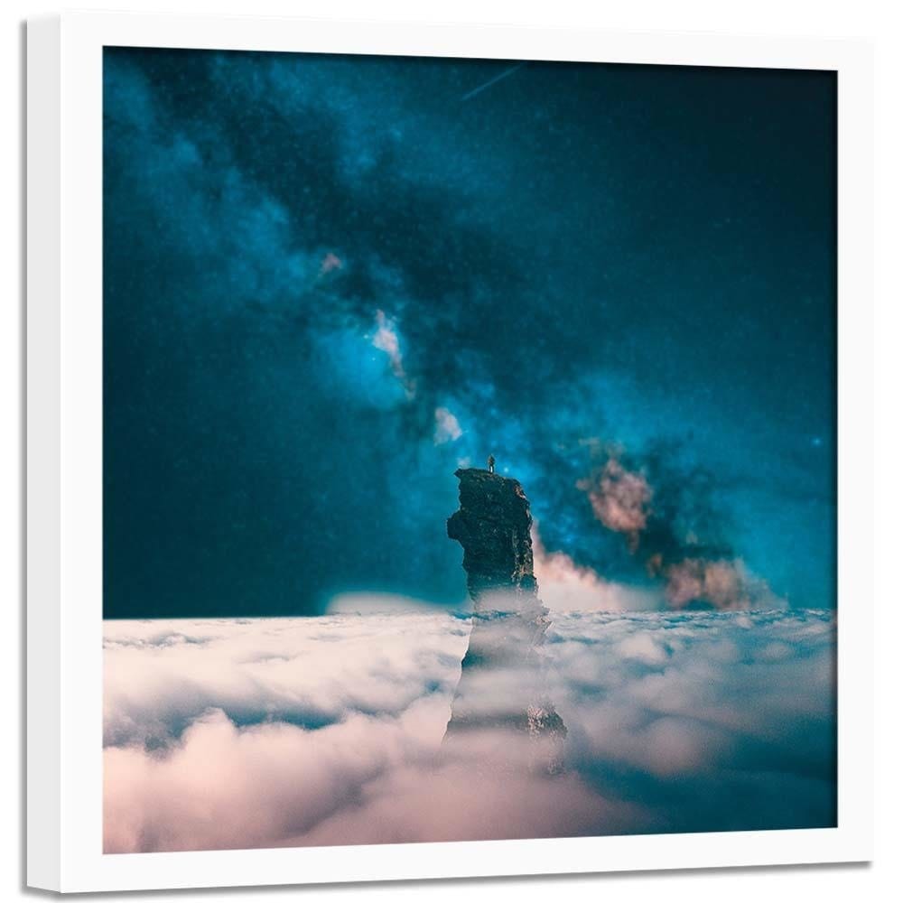 Glezna baltā rāmī - Night In The Clouds Home Trends DECO