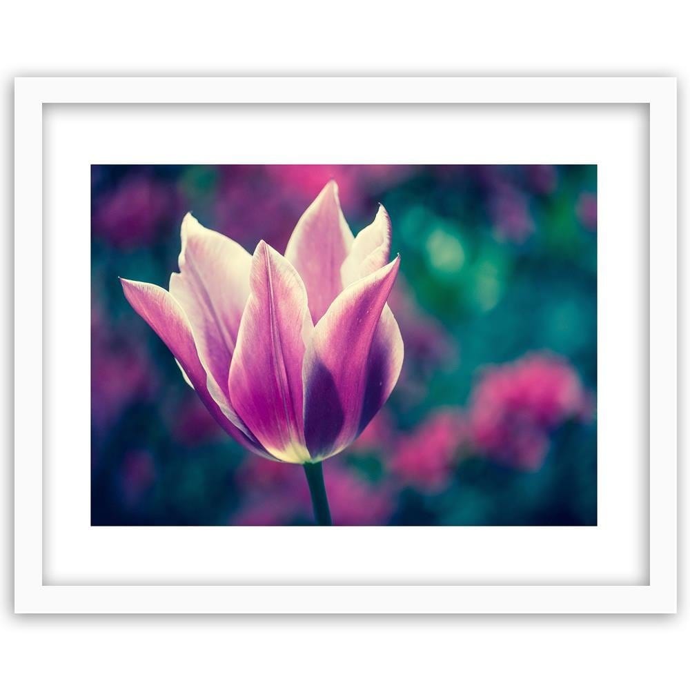 Glezna baltā rāmī - Open Tulip Home Trends DECO