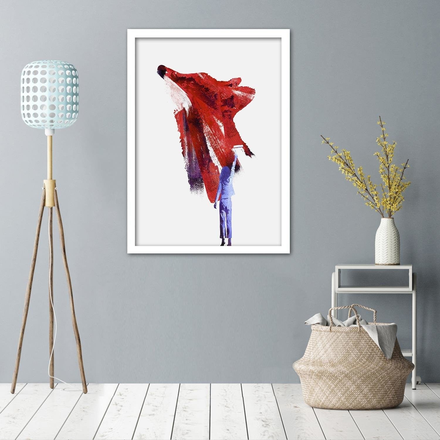 Glezna baltā rāmī - Painted November  Home Trends DECO