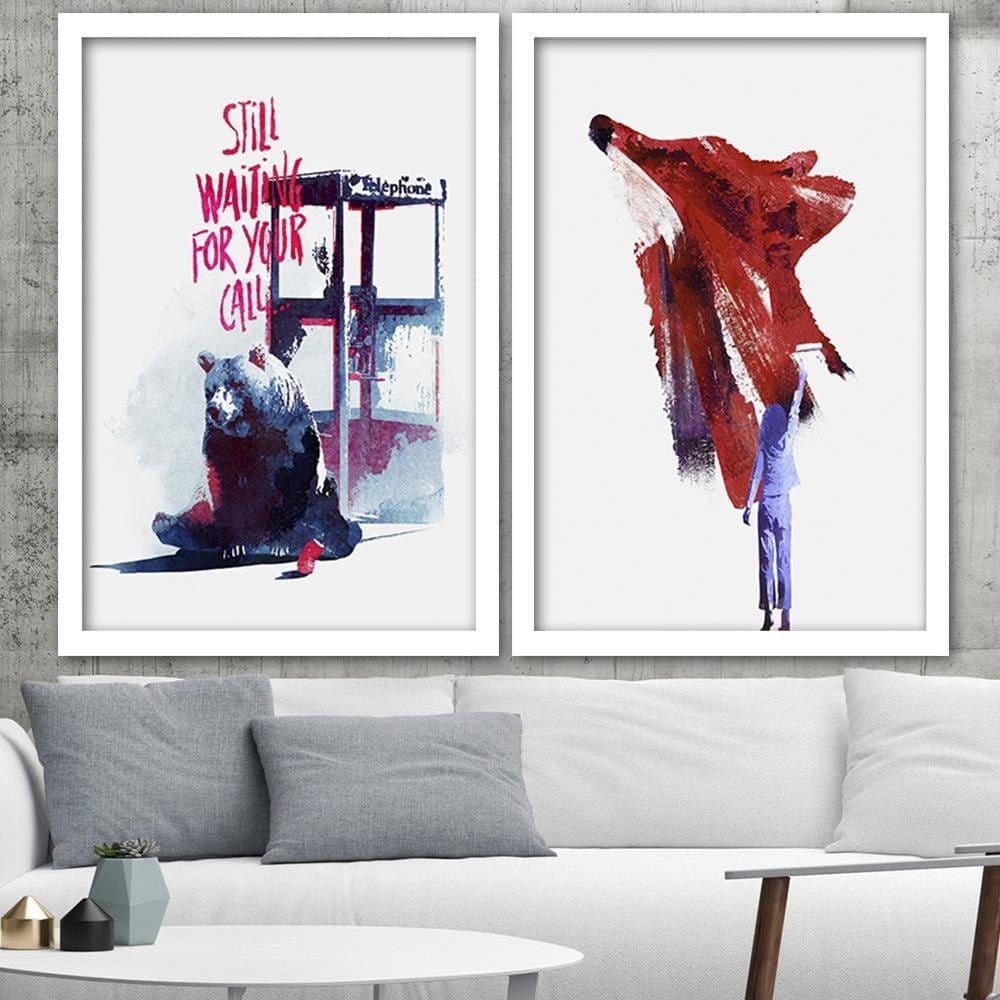 Glezna baltā rāmī - Painted November  Home Trends DECO