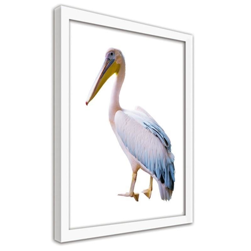 Glezna baltā rāmī - Pelican Home Trends DECO