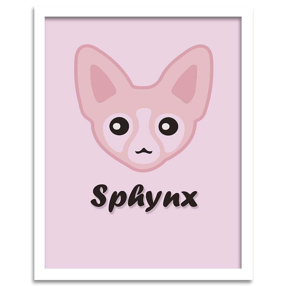 Glezna baltā rāmī - Pink Sphinx Home Trends DECO