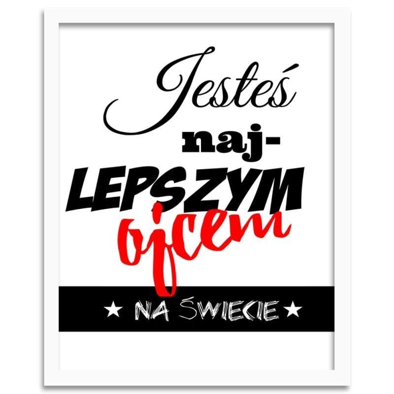 Glezna baltā rāmī - PLAGIAT Home Trends DECO