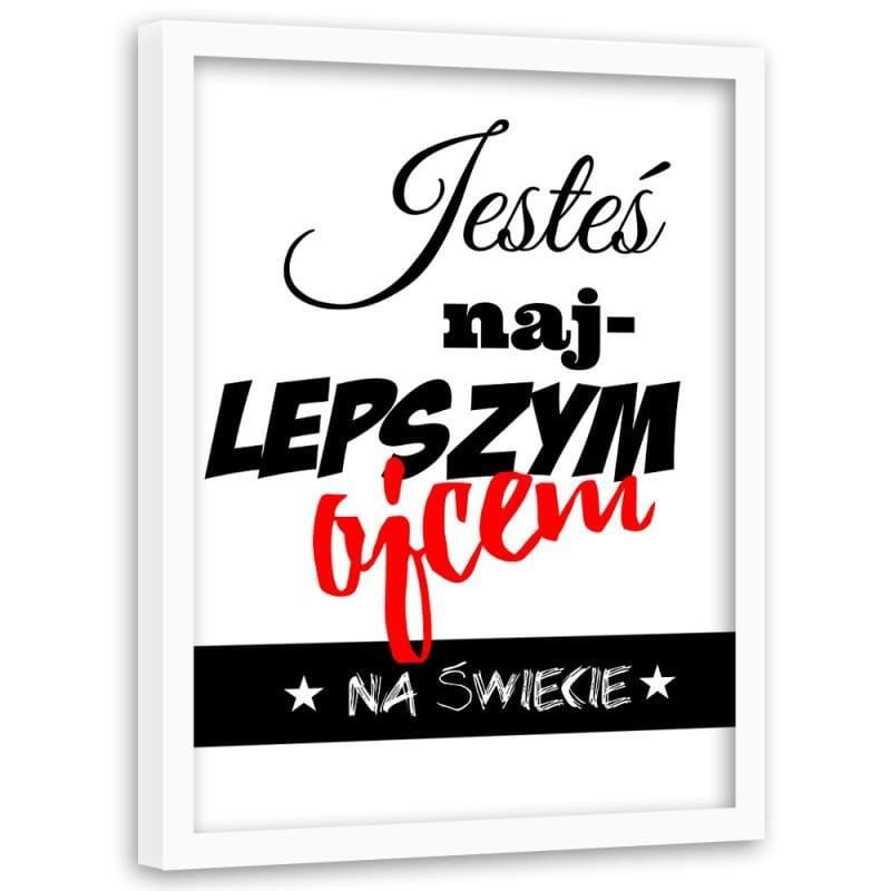Glezna baltā rāmī - PLAGIAT Home Trends DECO