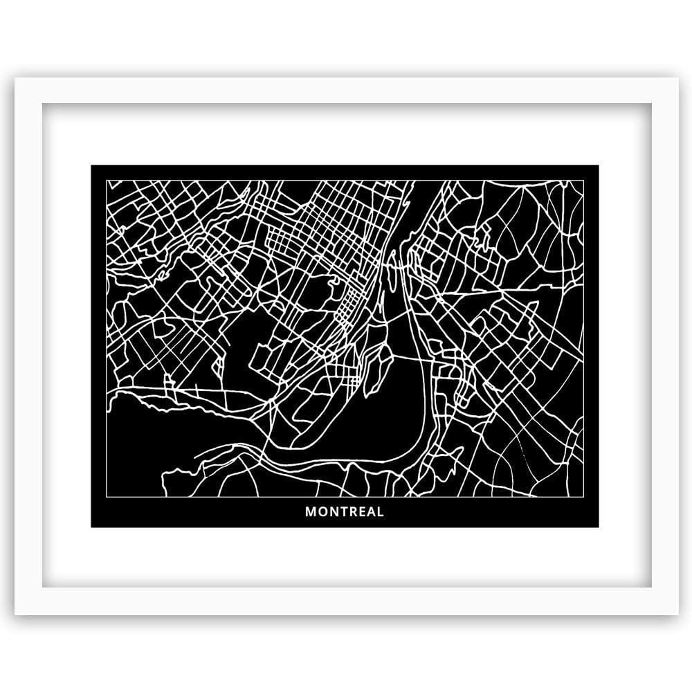 Glezna baltā rāmī - Plan Of Montreal Home Trends DECO