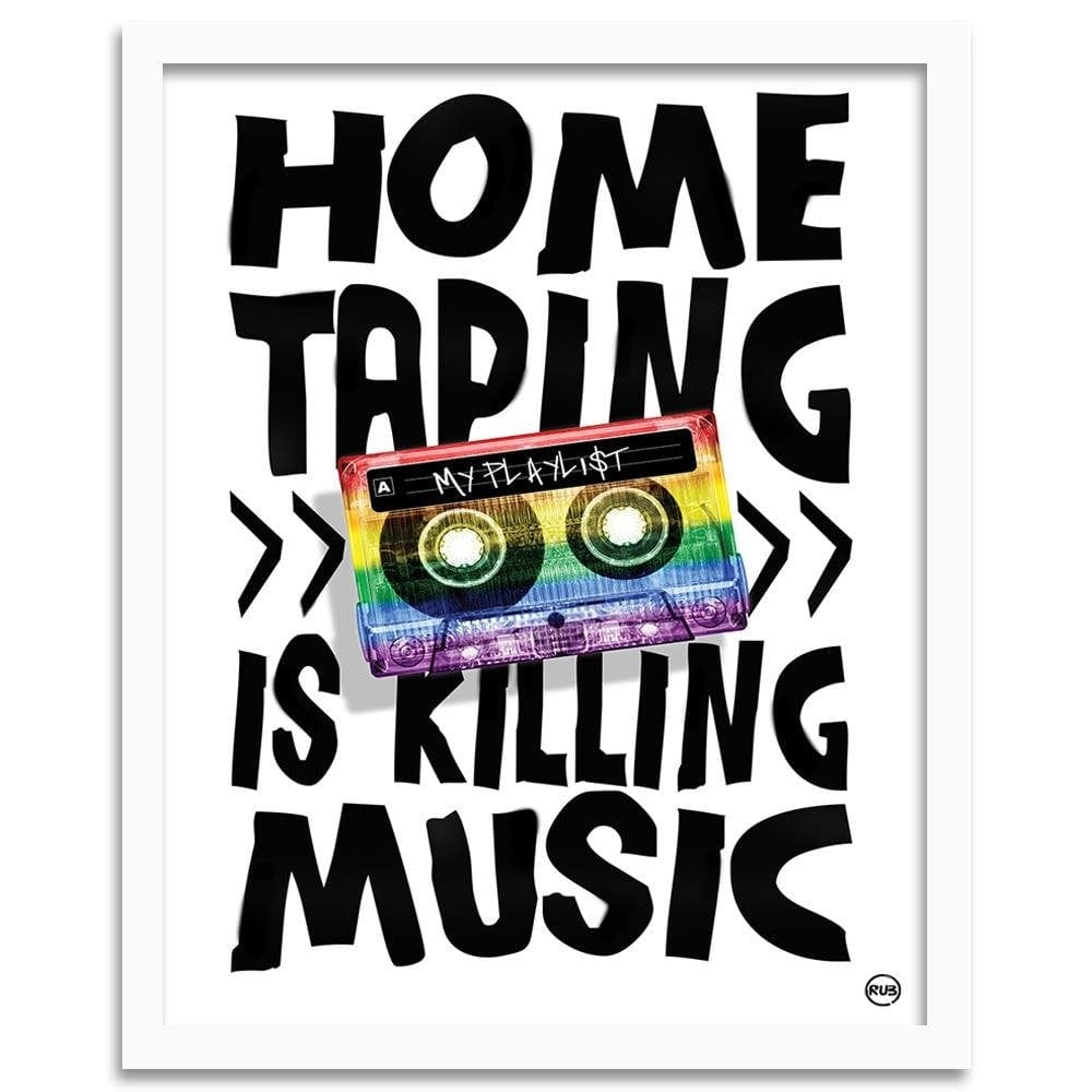 Glezna baltā rāmī - Pop Art Home Trends DECO