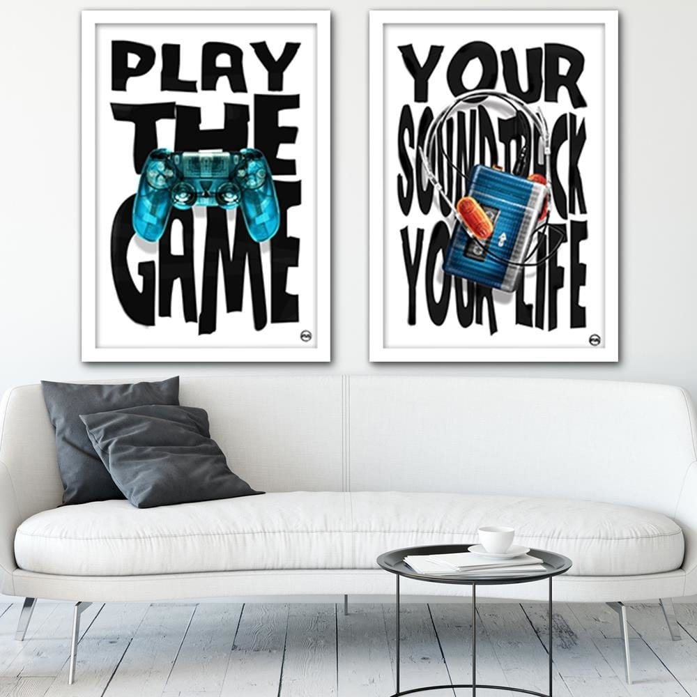 Glezna baltā rāmī - Pop Art Home Trends DECO