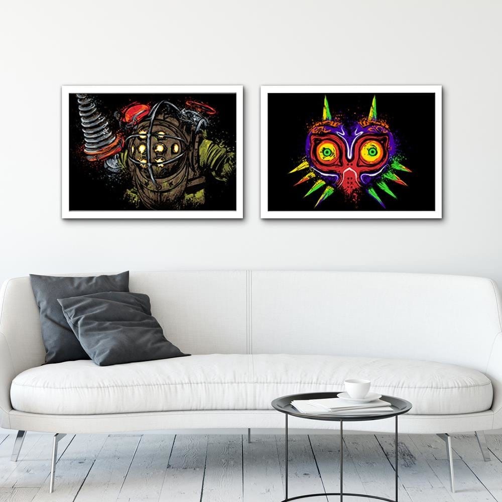 Glezna baltā rāmī - Pop Culture Home Trends DECO