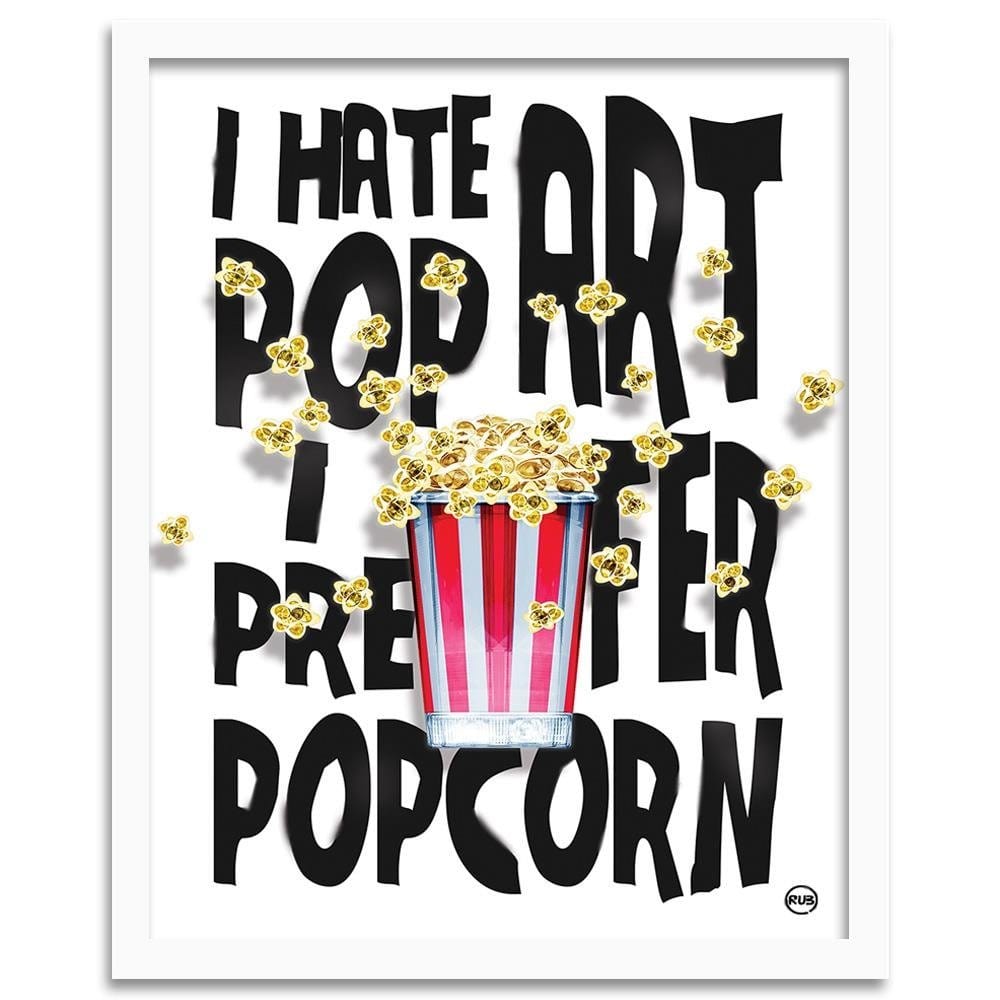 Glezna baltā rāmī - Popcorn Home Trends DECO