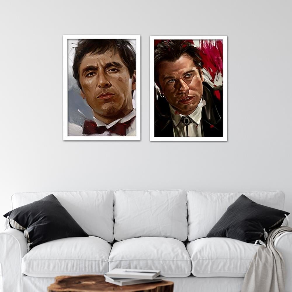 Glezna baltā rāmī - Pulp Fiction Home Trends DECO