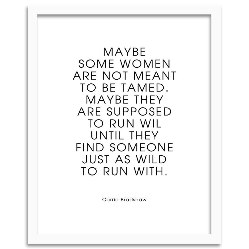 Glezna baltā rāmī - Quote About Woman Home Trends DECO