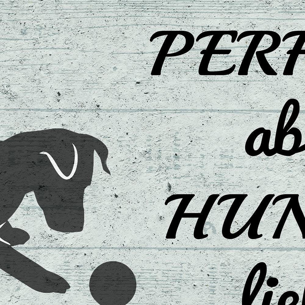 Glezna baltā rāmī - Quote Dog With Ball Home Trends DECO