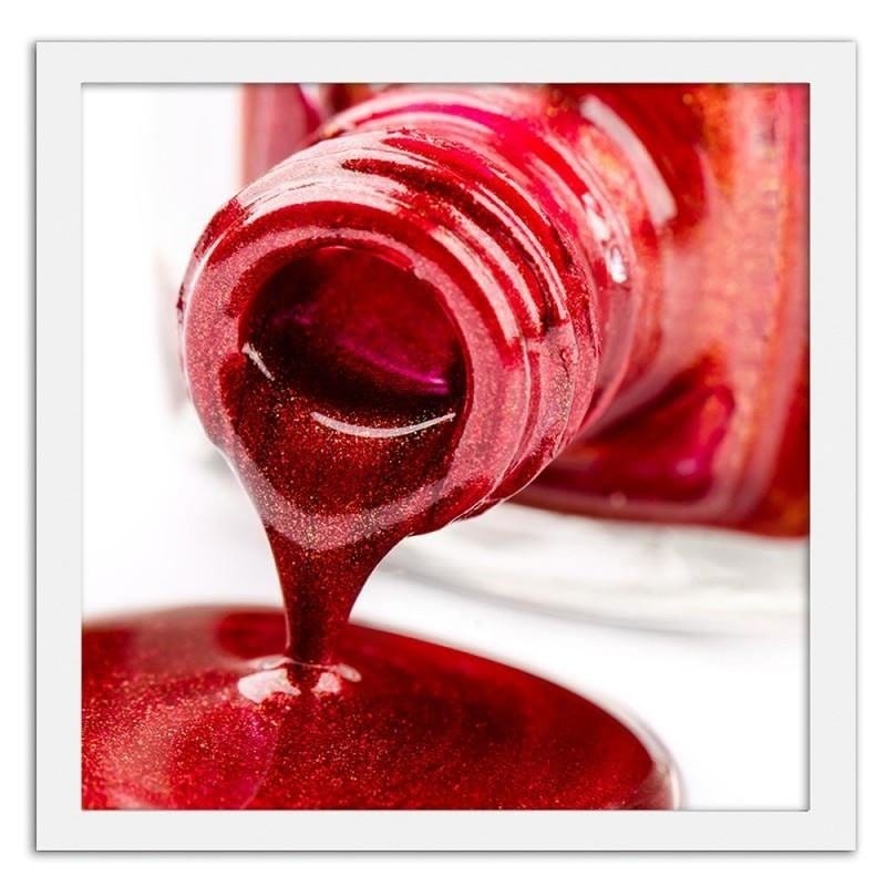 Glezna baltā rāmī - Red lacquer Home Trends DECO
