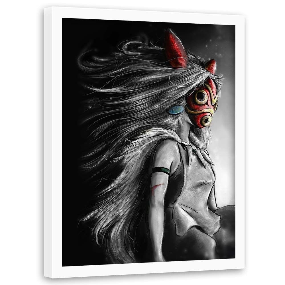 Glezna baltā rāmī - Red Mask Manga Home Trends DECO