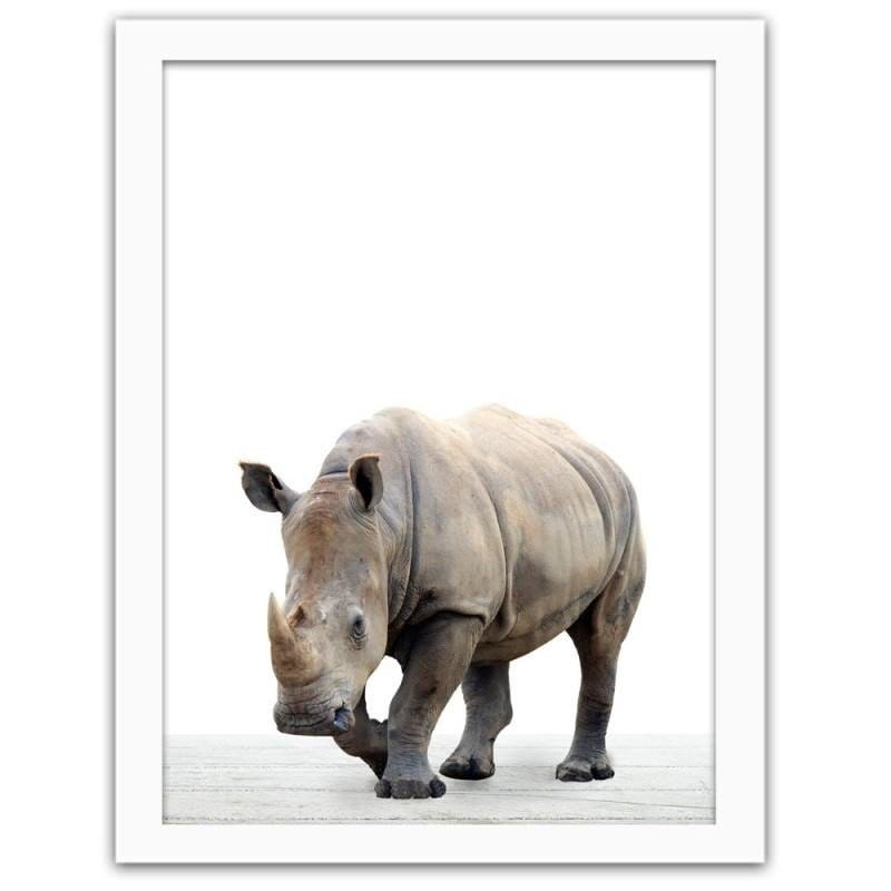 Glezna baltā rāmī - Rhinoceros Home Trends DECO