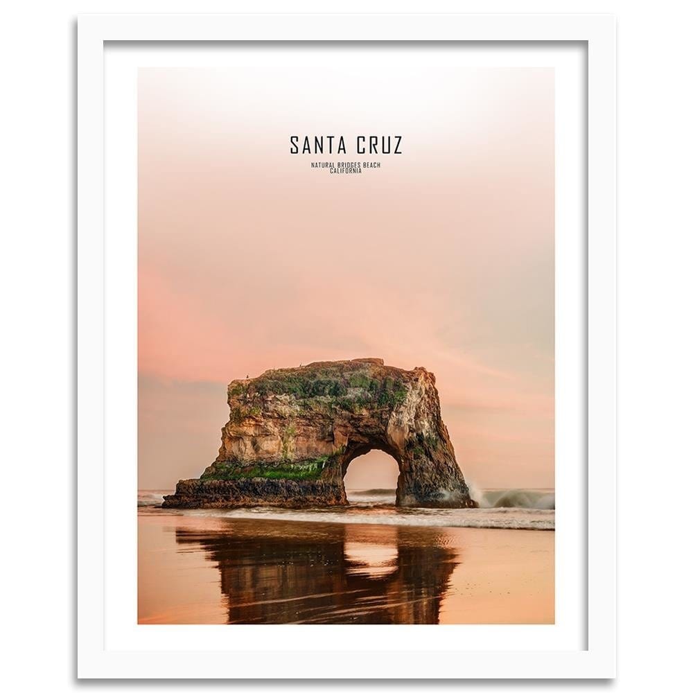 Glezna baltā rāmī - Santa Cruz Home Trends DECO