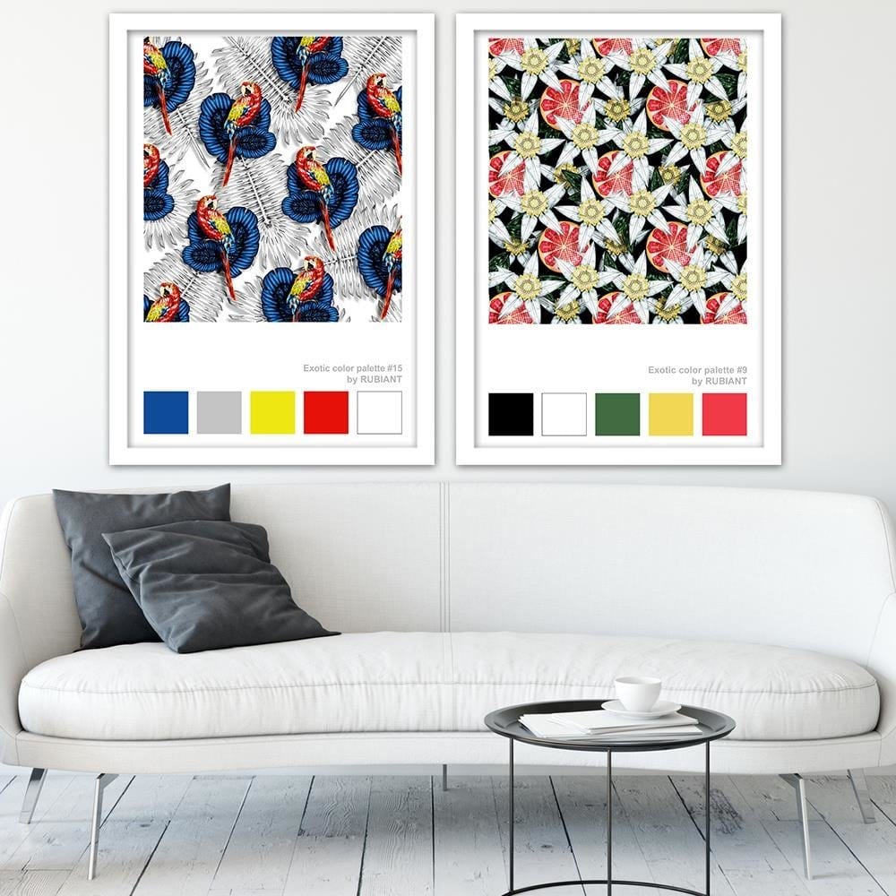 Glezna baltā rāmī - Secret Desire Image Deco Home Trends DECO