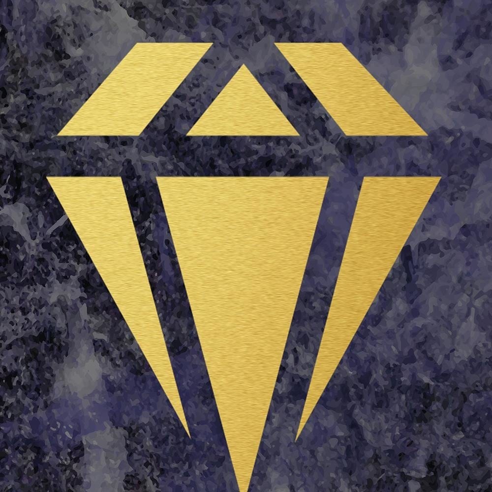 Glezna baltā rāmī - Shine Bright Like A Diamond Home Trends DECO