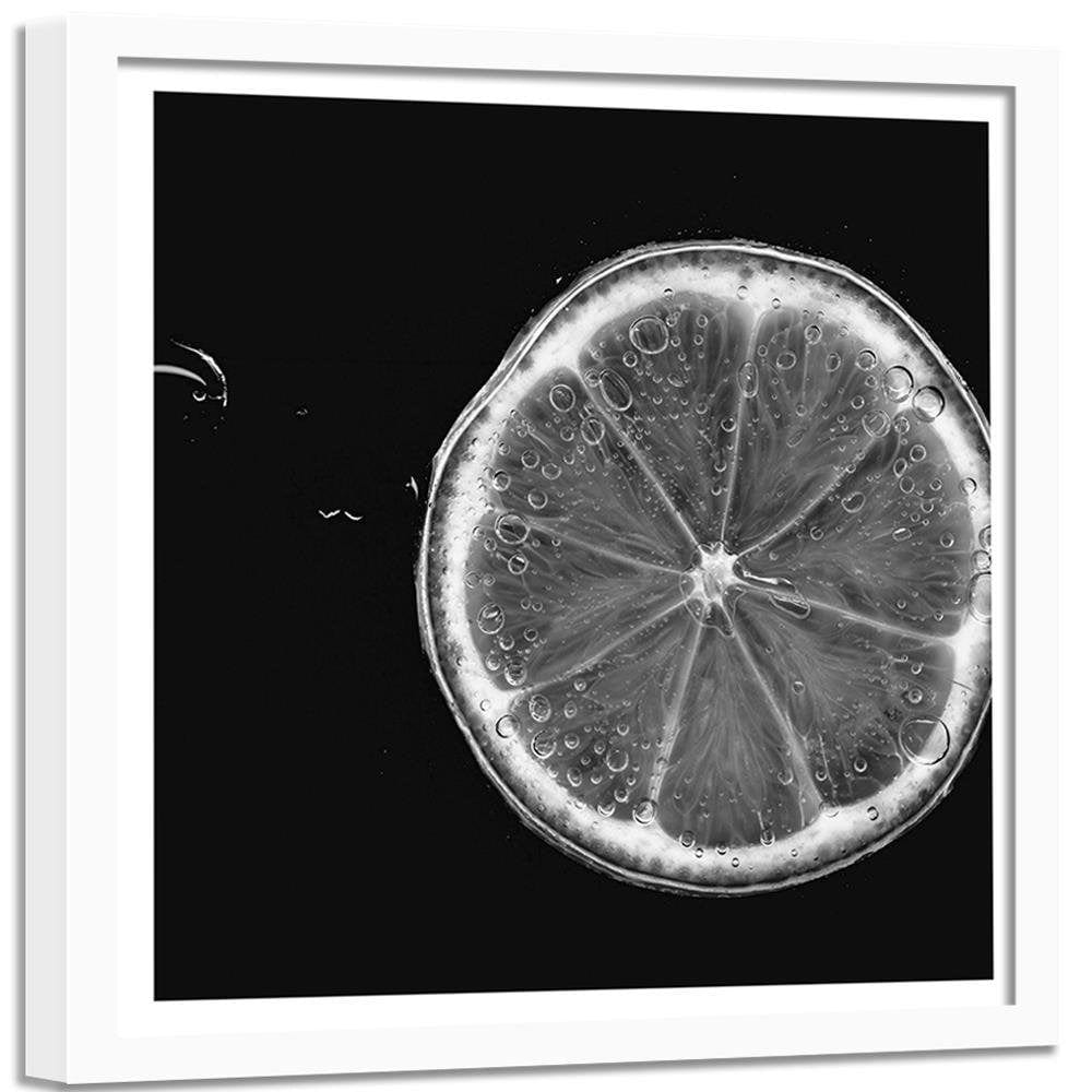 Glezna baltā rāmī - Slice Of Lemon Home Trends DECO