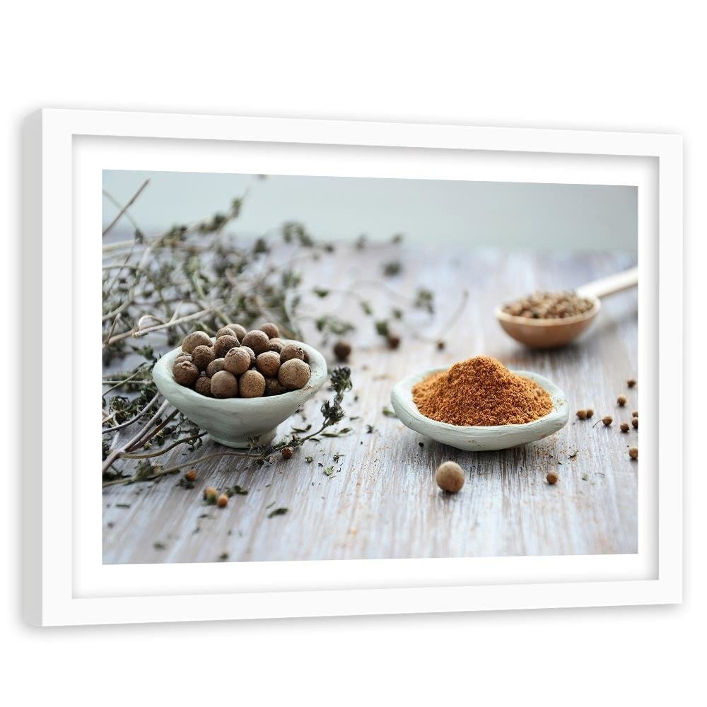 Glezna baltā rāmī - Spice Home Trends DECO